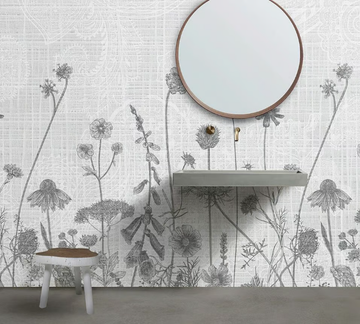 NATURE / IN THE GARDEN - Wallpaper with floral pattern by N.O.W. Edizioni - view 3